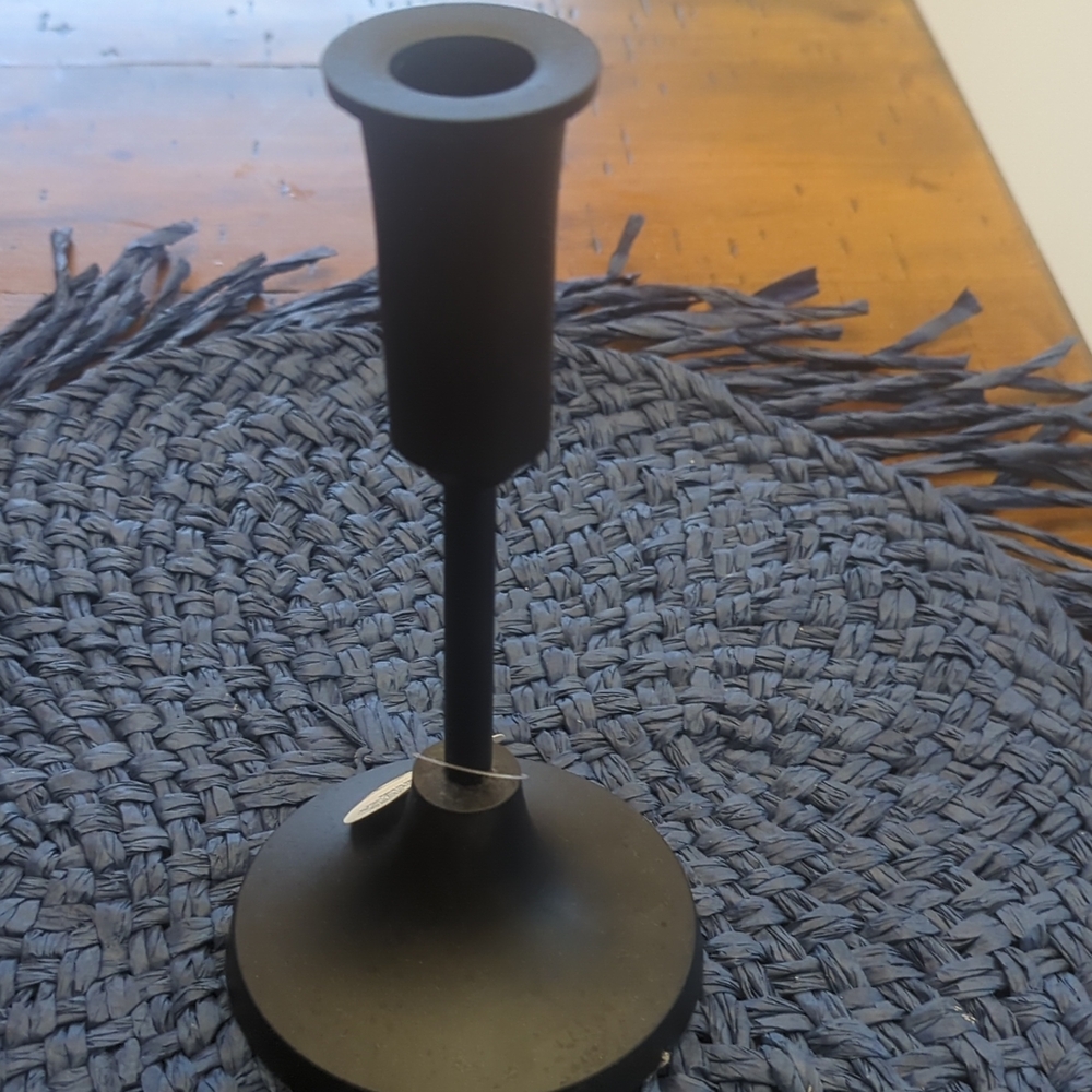 Black Candle Holder